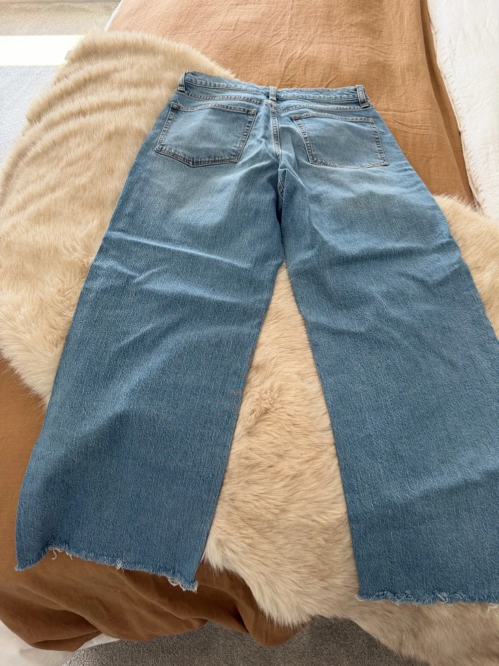 J. Crew Factory Light Blue Cropped Wide-Leg Jeans 28 - Picture 3 of 7